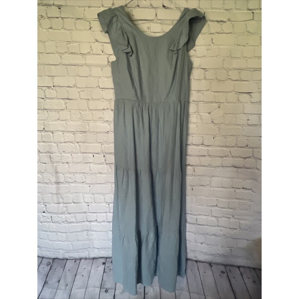 MSK Petite PM Blue Maxi Dress